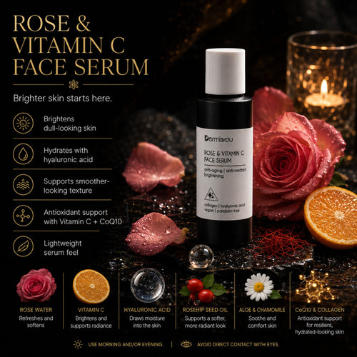 ROSE & VITAMIN C FACE SERUM